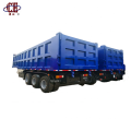 3 axle Hydraulic Cylinder Dump Truck Semi-Trailer